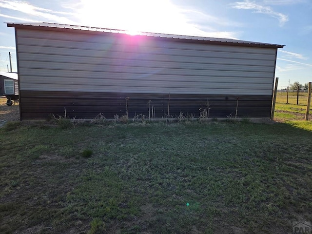 256 E First St, Hasty, CO 81044 - exterior space featuring a lawn