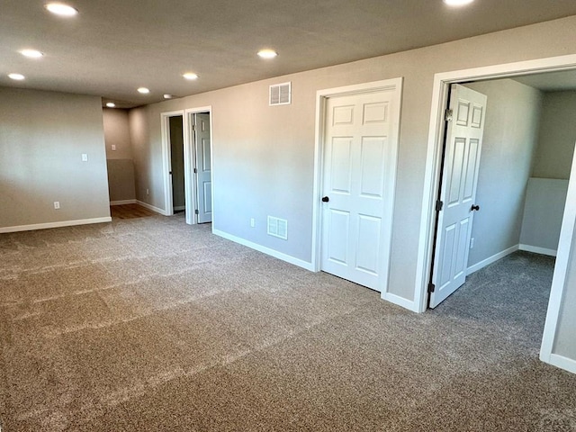 3923 Lancaster Dr, Pueblo, CO 81005 - unfurnished bedroom featuring recessed lighting and carpet floors