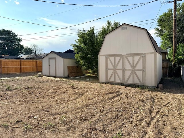 3923 Lancaster Dr, Pueblo, CO 81005 - view of shed featuring a fenced backyard