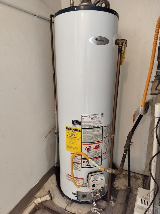1143 25th Ln, Pueblo, CO 81006 - utility room featuring gas water heater