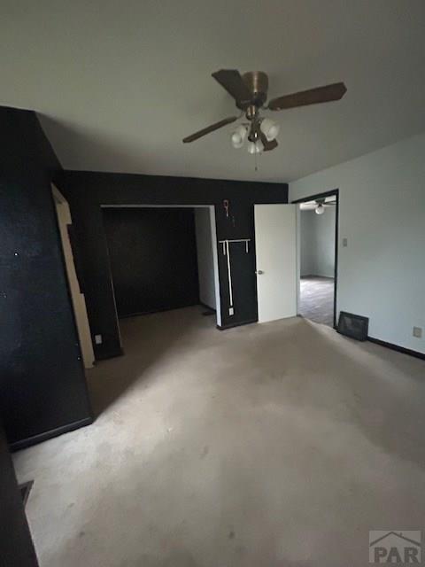 1045 Berkley Ave, Pueblo, CO 81004 - unfurnished bedroom featuring ceiling fan