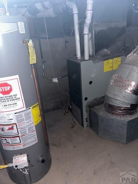 1045 Berkley Ave, Pueblo, CO 81004 - utilities featuring water heater and heating unit