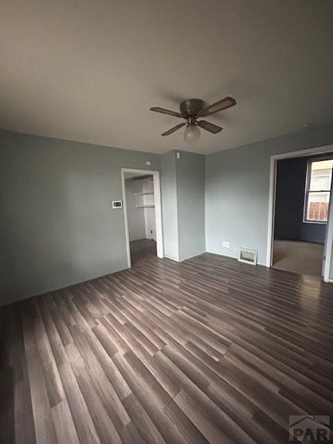 1045 Berkley Ave, Pueblo, CO 81004 - unfurnished room featuring wood finished floors and a ceiling fan