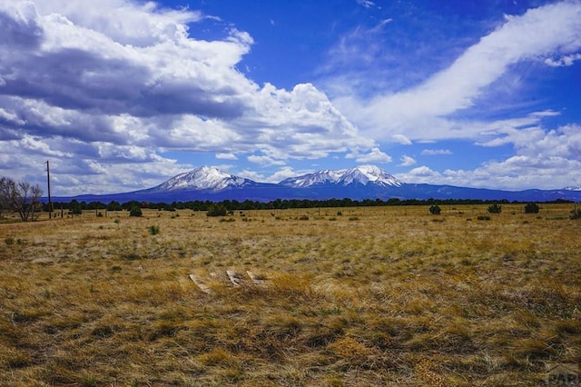 4131 County Rd 510, Walsenburg, CO 81055 - view of mountain feature with a rural view