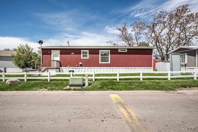 999 Fortino Blvd Unit 237, Pueblo, CO 81008 - manufactured / mobile home with central air condition unit