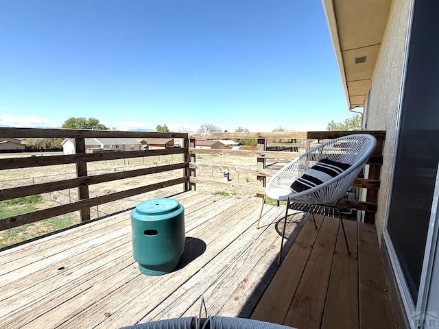 326 W Golden Eagle Way Unit 328, Pueblo West, CO 81007 - view of wooden terrace