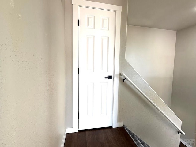 326 W Golden Eagle Way Unit 328, Pueblo West, CO 81007 - stairs with wood finished floors and baseboards