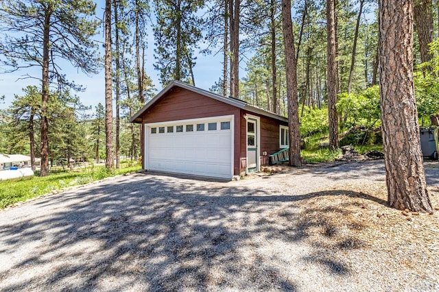 8570 Pine Dr, Beulah, CO 81023 - view of detached garage