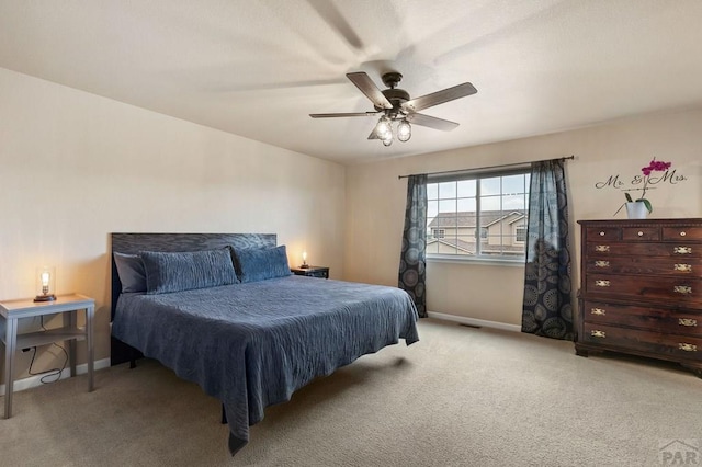 7470 Sun Prairie Dr, Fountain, CO 80925 - bedroom featuring carpet and a ceiling fan