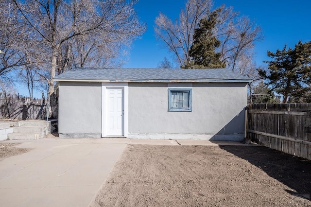 1609 Euclid Ave, Pueblo, CO 81004 - view of outbuilding with fence