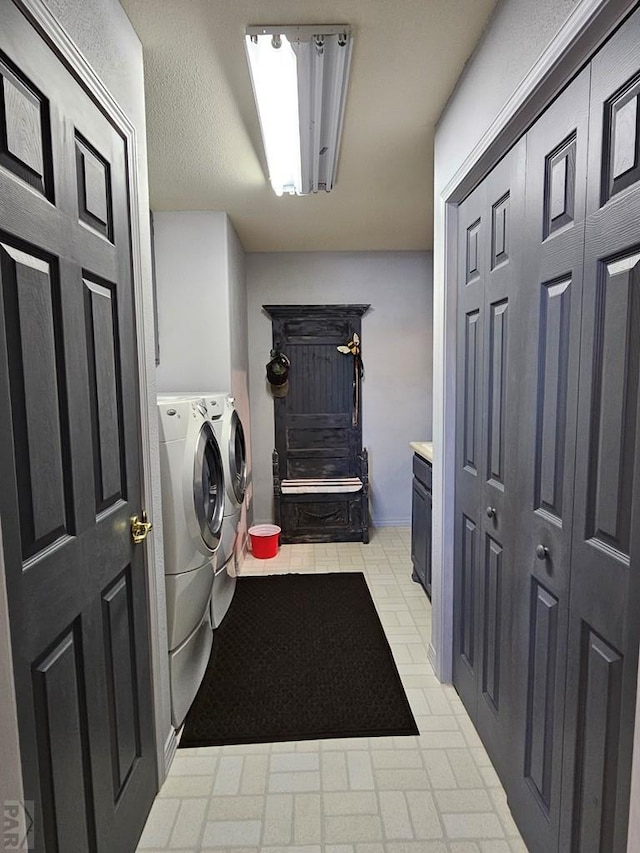 743 G St, Two Buttes, CO 81084 - washroom featuring washing machine and clothes dryer