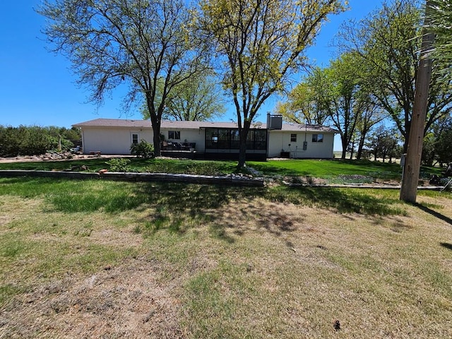 743 G St, Two Buttes, CO 81084 - view of front of property with a front yard