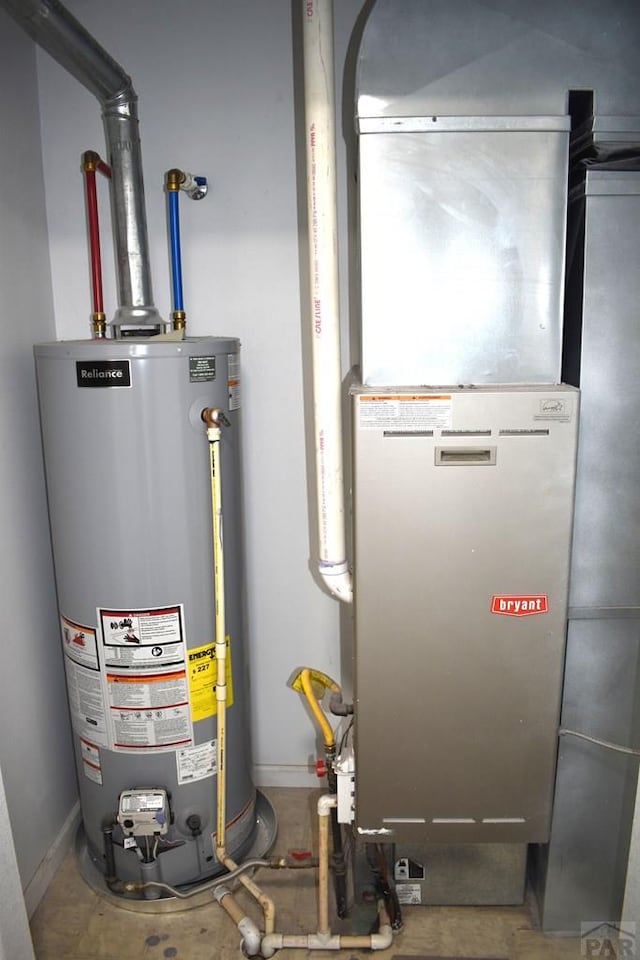 1417 Bradish Ave, La Junta, CO 81050 - utilities featuring gas water heater and heating unit