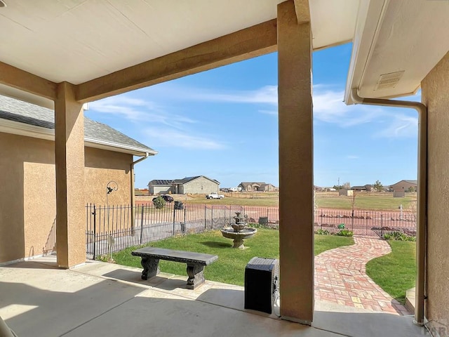 439 N Mitford Dr, Pueblo West, CO 81007 - view of patio with a residential view