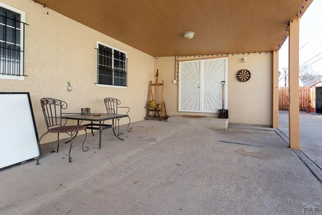 view of patio