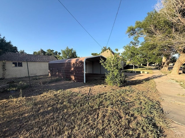 504 Sherman Ave, Ordway, CO 81063 - back of property with a carport
