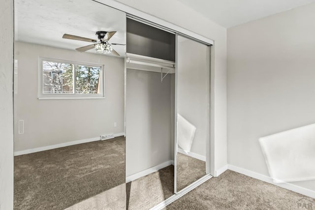 closet with visible vents