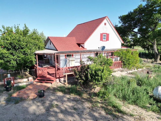 17345 US Highway 50, Las Animas, CO 81054 - back of property featuring a deck