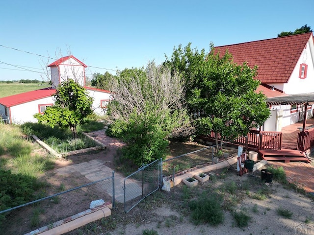 17345 US Highway 50, Las Animas, CO 81054 - view of yard featuring a wooden deck