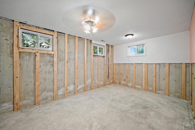 130 Montcalm Dr, Pueblo, CO 81005 - basement featuring ceiling fan