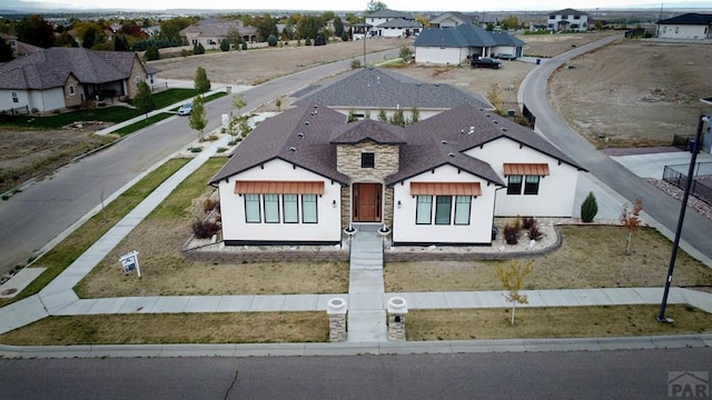 bird's eye view featuring a residential view