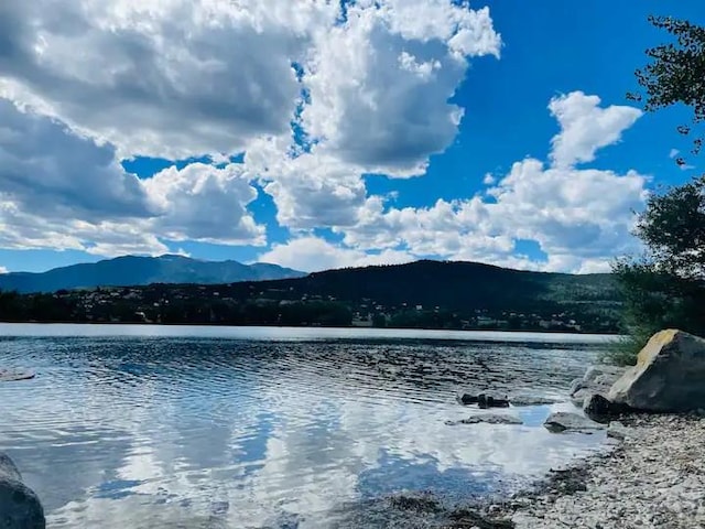 water view featuring a mountain view