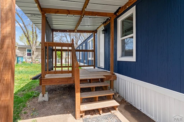 400 Hickory St Unit 172, Fort Collins, CO 80524 - view of wooden terrace