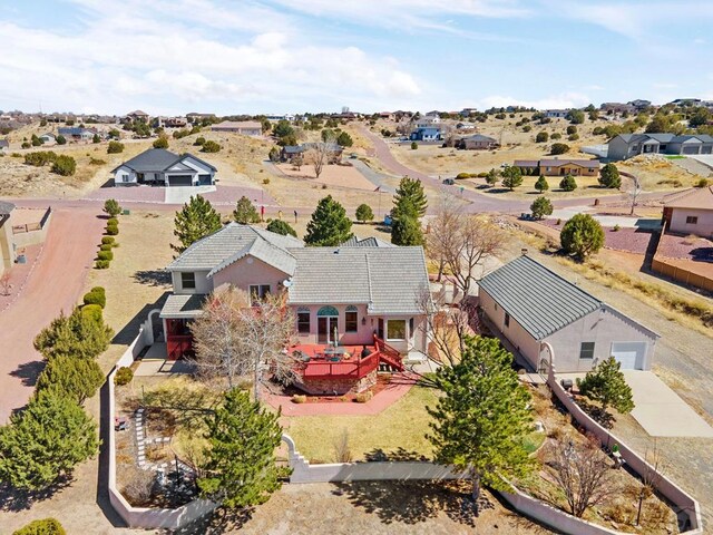 bird's eye view featuring a residential view