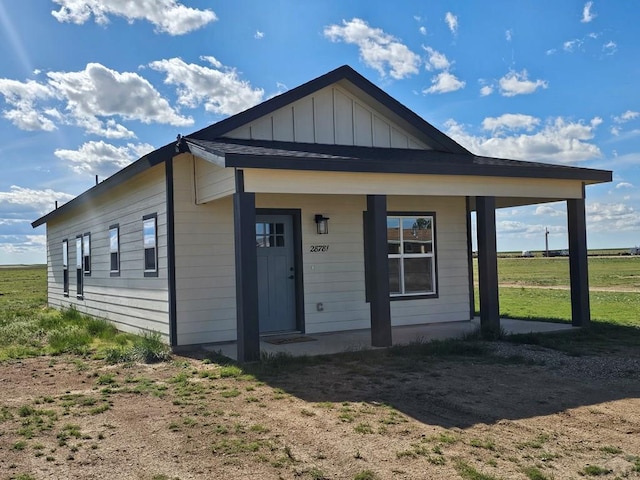 28781 County Rd 24.6, Springfield, CO 81073 - view of front of house featuring board and batten siding and a porch