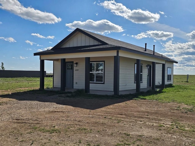28781 County Rd 24.6, Springfield, CO 81073 - view of front of property featuring board and batten siding and covered porch