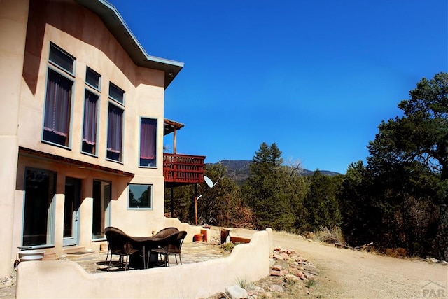 840 County Rd 627, Gardner, CO 81040 - view of yard featuring a patio area and a balcony