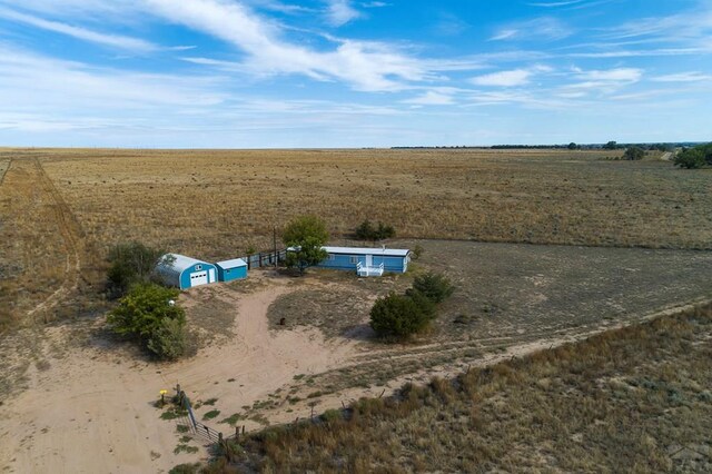 bird's eye view featuring a rural view