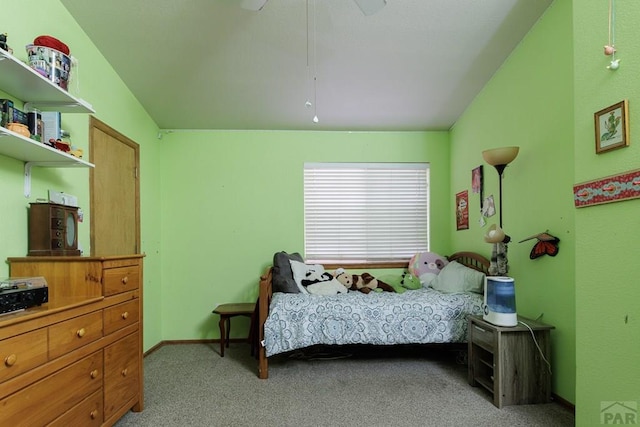 477 S Venango Dr, Pueblo West, CO 81007 - bedroom featuring light colored carpet, a ceiling fan, and baseboards