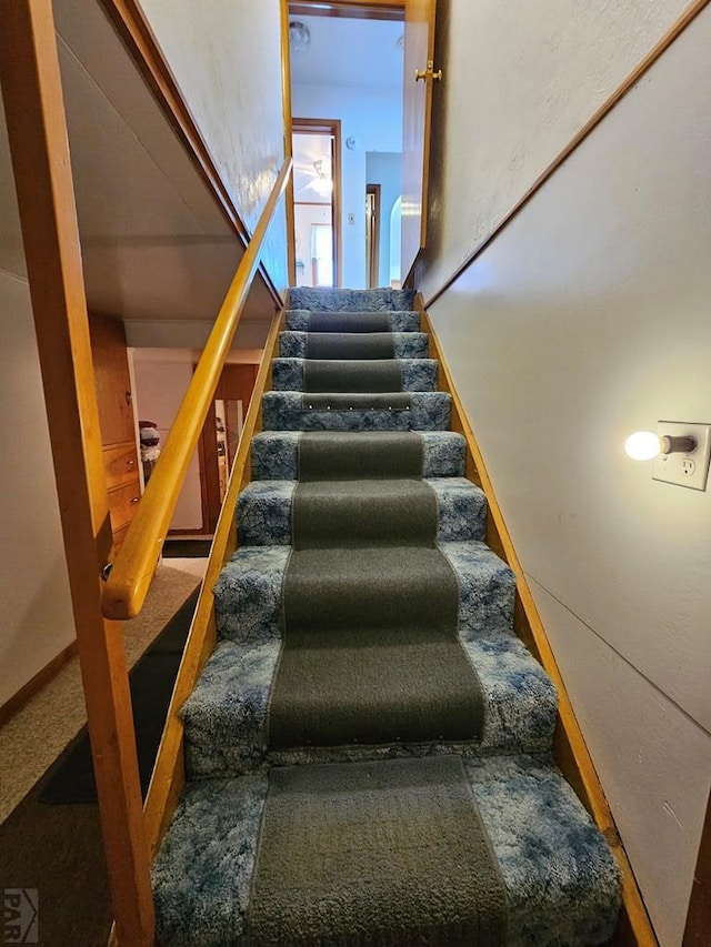 view of stairs