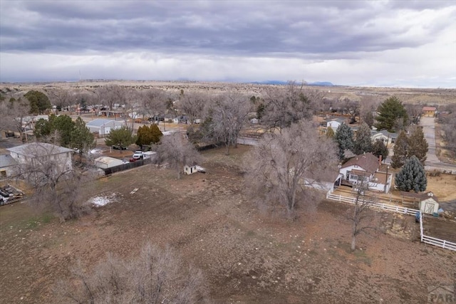 drone / aerial view featuring a residential view