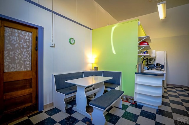 dining room featuring tile patterned floors