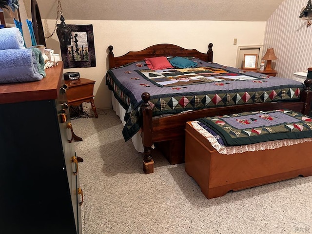 bedroom with carpet floors
