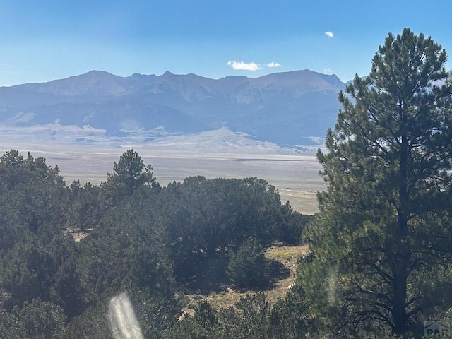view of mountain feature