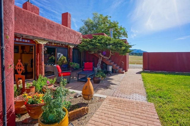 view of patio