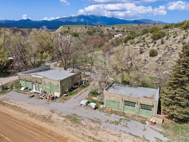 10511 Apache City Rd, Rye, CO 81069 - drone / aerial view with a mountain view