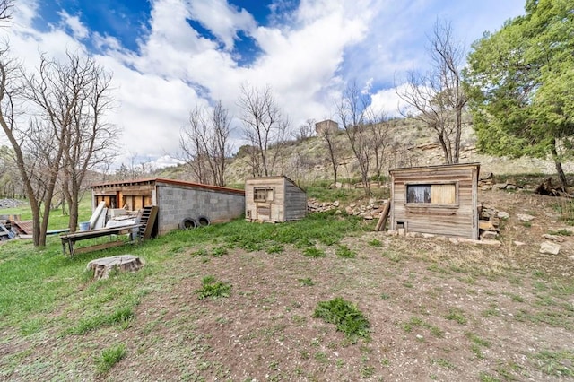 10511 Apache City Rd, Rye, CO 81069 - view of yard with an outbuilding