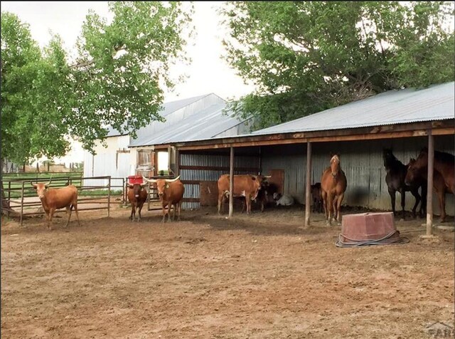 view of stable