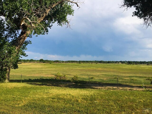 view of landscape featuring a rural view