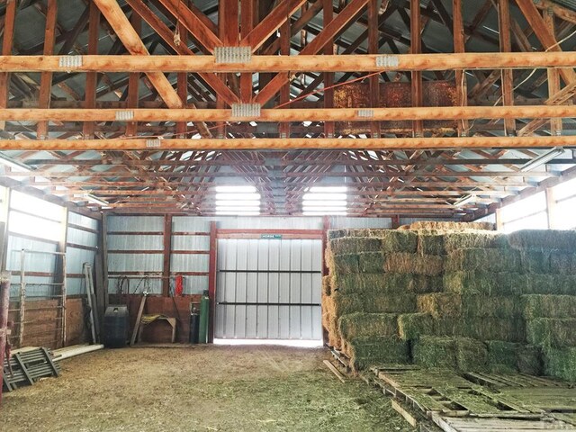 view of horse barn