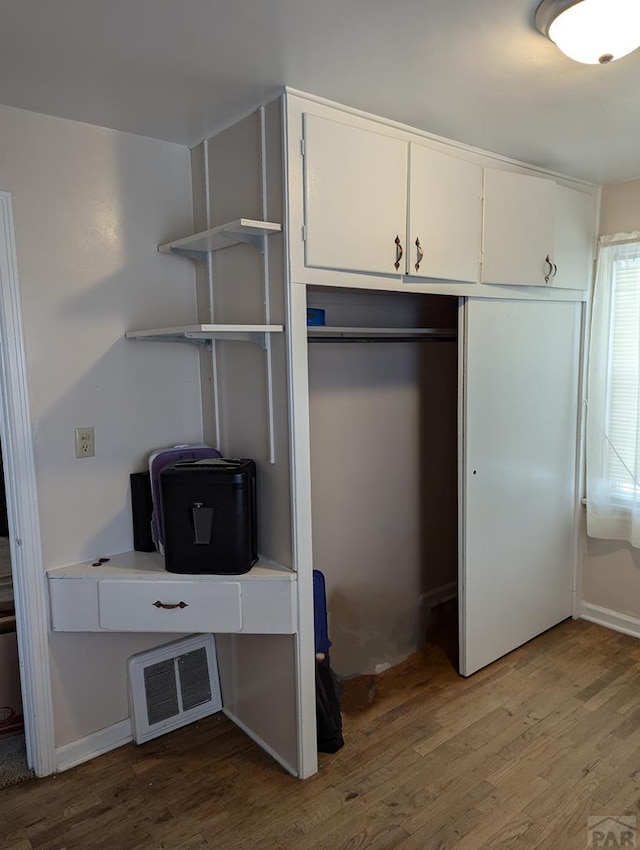 closet with visible vents