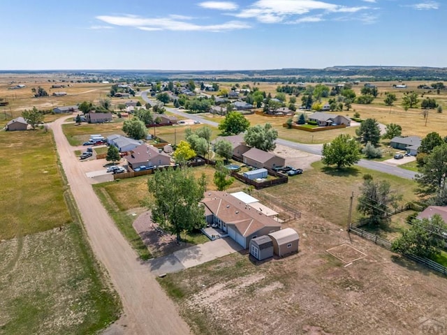 drone / aerial view featuring a residential view