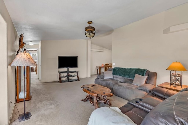 living room with light carpet