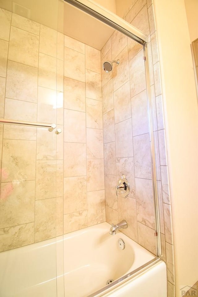 5707 Mark Twain Ln, Pueblo, CO 81008 - bathroom with enclosed tub / shower combo