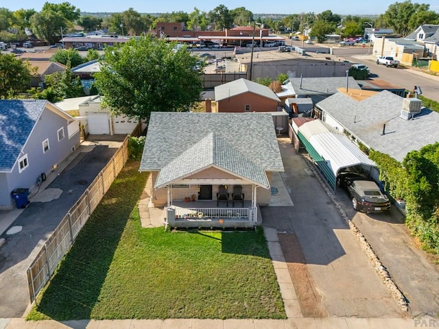 1908 E 5th St, Pueblo, CO 81001 - aerial perspective of suburban area