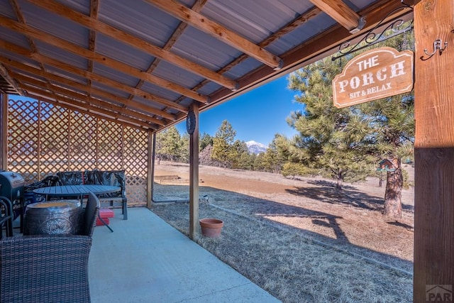 view of patio / terrace